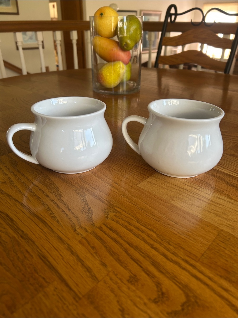 1980s Vintages porcelain Soup mugs-Set of 2 - Picture 4 of 7